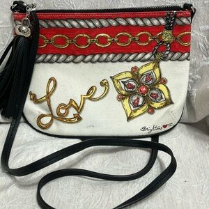 Brighton TC Women's Love Crossbody Bag - White and Red